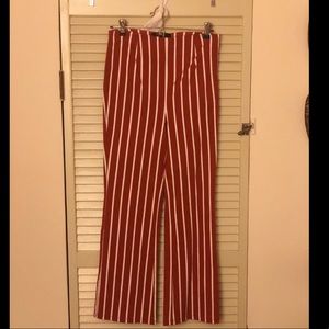 Striped stretch pant